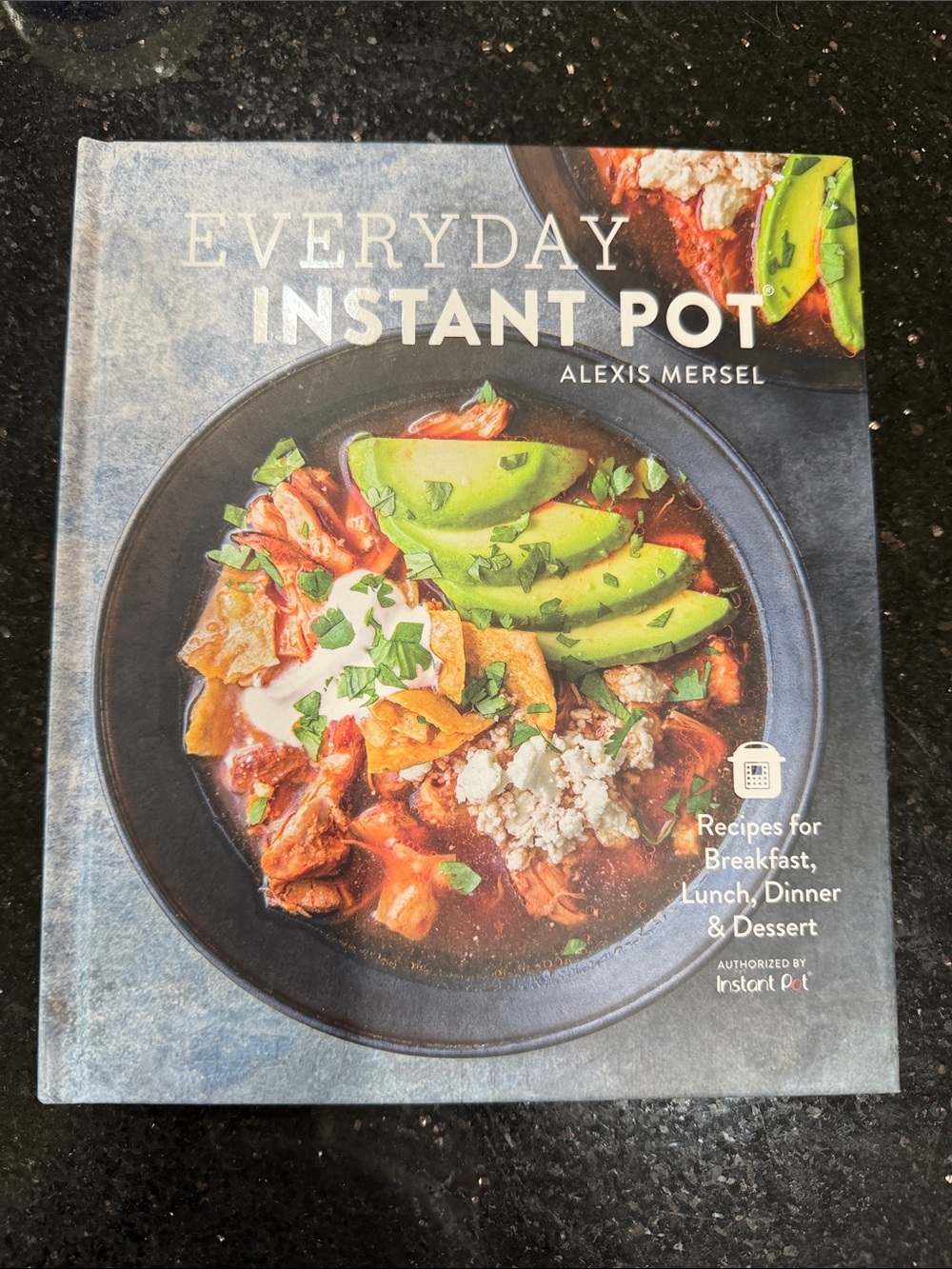 Everyday Instant Pot Cookbook by Alexis Mermel - Blue Cover